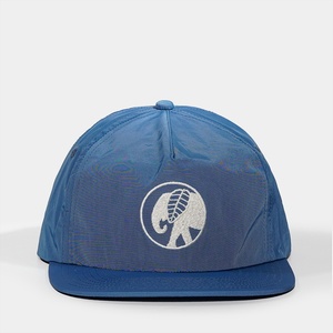 Casquette Snapback en Nylon Brodé à 5 Panneaux Non Structurée avec Logo Personnalisé OEM, Chapeau à Visière Plate Tendance - Product Image 1
