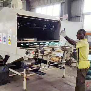 Prensa hidráulica sudafricana máquina de prensa de tejas con revestimiento de Piedra Romana Doble