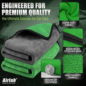 Coral Fleece Car <b>Cleaning</b> Cloth High Absorbency Custom Logo For Car Wash Pets Outdoor Use - Product Image 5