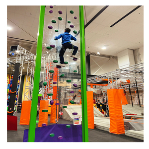 Factory Wall Mounted Climbing Holds Customized Rock Climbing Wall For Indoor Playground Kids Adults