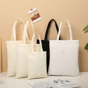 Hot Sale Promotional Personalized Blank Plain Recycled Cotton <b>Canvas</b> <b>Tote</b> Bags Shopping Custom Printed Logo 40x34cm Open Top - Product Image 1
