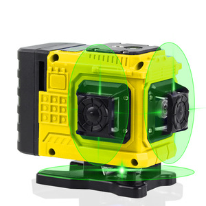 3D 12-Line Green Laser Level Mini Line Projector For Wall Floor Indoor Outdoor Use Industrial Grade - Product Image 1
