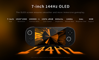 Console portable H 256g Mangmi Pocket Max avec système d'exploitation Android, puce Snapdragon 865, batterie 8000mAh, console de jeu