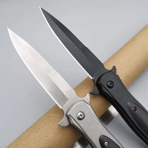 Couteau pliant MEIJI de qualité industrielle, très vendu, OEM personnalisé, acier 440C, manche en acier inoxydable, outil EDC, survie en plein air, camping - Product Image 5