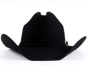 A111403 Sombrero de Vaquero Estilo Occidental, Nuevo Diseño en Oferta, 100% Fieltro de Lana, Ala Ancha Rígida, Ajustable, Unisex, para Fiestas - Product Image 2