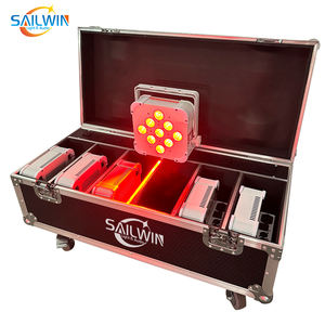 Par LED de 9*18W 6en1 RGBAW+UV con Control Remoto DMX Inalámbrico WIFI, Alimentado por Batería, con Estuche de Transporte - Product Image 4