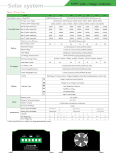 Contrôleur de charge solaire <span class=keywords><strong>MPPT</strong></span> 20A 30A 40A 50A 60A 80A 100A 120A - Product Image 3