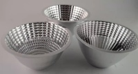 Réflecteurs LED 1090AL 111 diamètre 45 degrés haute puissance réflecteurs en aluminium tasse