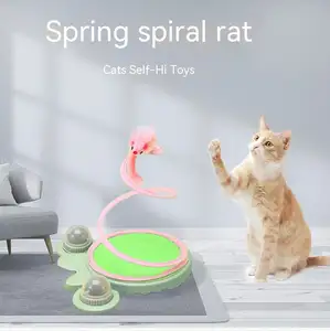 DRESSET New Free Cat Automatische umgekehrte Smart Pet Toys Safe Turntable Interactive Kaufen Sie Flugs pielzeug für Katzen