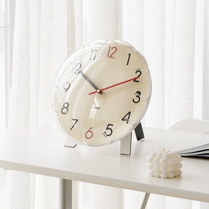 Wall <b>Clock</b> Round 3D Battery Powered Single Face Modern Home Decor - Product Image 4