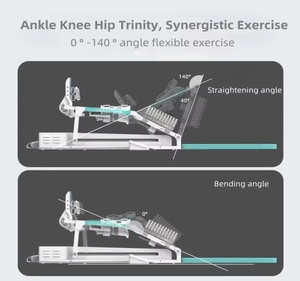 Mesin Rehabilitasi Lutut Cerdas <span class=keywords><strong>CPM</strong></span> Bahan ABS Bertenaga AC Otomatis Melenturkan dan Meluruskan untuk Fraktur Ekstremitas Bawah - Product Image 3