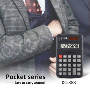 Mini kích thước nhỏ máy tính calculadora 8 chữ số sinh viên điện tử năng lượng mặt trời Tùy Chỉnh Mini Túi máy tính cho vật tư văn phòng - Product Image 2