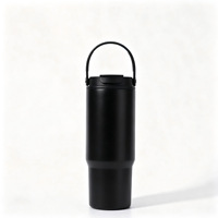 Ice Boss Cup Custom Ceramic-lined Vacuum Thermos Modern Minimalist Semua Terbuat dari Baja Tahan Karat 316 Kapasitas Besar untuk Air di Mobil 6-12 Jam