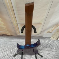 Carbonized Maple Chameleon Blue Headless 7 Strings Electric Guitar Alder Wood Glossy Surface 22 Frets HH Pickup Foam Case Fast
