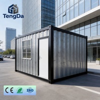 Maisonnette Modulaire Préfabriquée Mobile de Haute Qualité, Étanche, Démontable, pour Bureau, Centre Commercial ou Usage Commercial