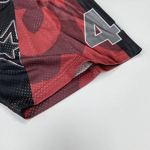 Camiseta de fútbol de Club al por mayor diseño de malla personalizado camiseta de fútbol americano retro callejero - Product Image 6