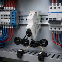 Compteur d'énergie monophasé à double circuit AC Acrel ADL200M-CT-2-D36 avec CT externe Modbus-RTU sur rail DIN pour armoire de distribution
