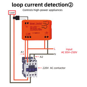 AC110V 220V Tuya App Compteur d'énergie WiFi bidirectionnel intelligent avec 2PCS 80A CT Transformateurs de courant Pinces Compteur de puissance Voltmètre Ampèremètre - Product Image 4