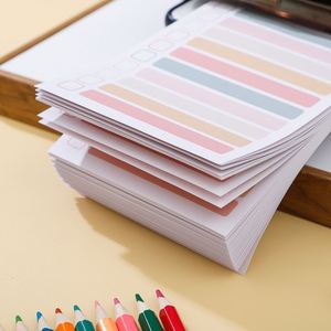 Bloc de Notas con 50 Hojas para Listas de Tareas, Notas Adhesivas de Colores, Bloc de Notas Adhesivas, Planificador Diario Portátil, Lista de Compras - Product Image 4