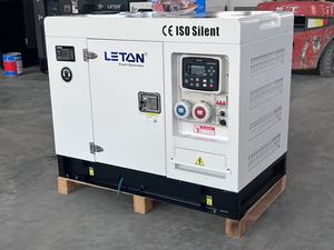 Groupe électrogène silencieux ouvert LETON 15 kW, portable, pour alimentation de secours, avec option Super 15 kW/20 kW, modèle LT15QC LETON POWER, nouvelle conception. - Product Image 1
