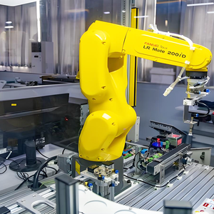 <span class=keywords><strong>Robot</strong></span> <span class=keywords><strong>SCARA</strong></span> AEPSON C4-A901S, bras articulé à quatre axes, table de travail, module PLC, 0,85 kW, 220 V - Product Image 1
