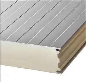 Wholesale Fireproof Polyurethane Foam PU Sandwich Panel Metal Siding Exterior Wall Cladding Panels