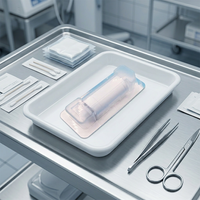 Bandeja de Embalaje Estéril Blanca de PETG Extruido Desechable y Personalizable para Uso Industrial, Marca YZG, Hecho en China