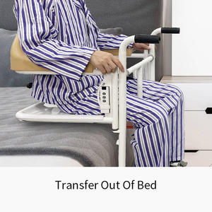 <span class=keywords><strong>Chaise</strong></span> de transfert de douche, fauteuil releveur pour patient, confortable, bon marché, en vente flash, bleu - Product Image 2