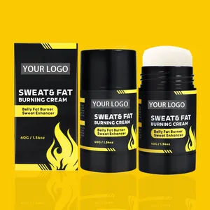 Hot Cream Private Label Natural Organic Sweat Waist Slimming Fat Burn Cellulite Cream Stick For Weight Lose Cellulite Removal