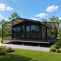 Maison conteneur préfabriquée mobile et extensible moderne, prête à l'emploi, 2 ou 3 chambres, 40, 30, 20 pieds, MOQ 1 ensemble, Villa préfabriquée à vendre en Australie