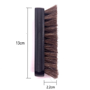 Spazzola per capelli di cavallo all'ingrosso della fabbrica di alta qualità con manico in legno spazzola per lucidare le scarpe - Product Image 3
