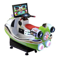 Jeux d'arcade Machine de jeu Les enfants jouent à pièces Swing Jeux Machine Parc d'attractions Kiddie Rides Simulation Moto