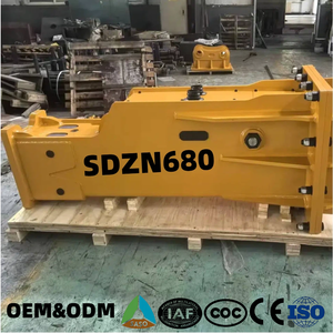 Brise-roche hydraulique SB40 pour excavatrices de 4 à 8 tonnes, type boîte, silencieux, outil de démolition de roche et de béton, haute qualité CE&ISO - Product Image 6