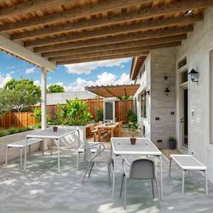 Meubles de jardinage rectangulaires d'extrusion d'aluminium moderne commerciale ensemble de Table de chaise de 6 places couleurs personnalisables enduites de poudre - Product Image 4