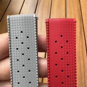 <span class=keywords><strong>Bracelet</strong></span> de montre en caoutchouc fluoré FKM à dégagement rapide 20mm 22mm <span class=keywords><strong>Bracelet</strong></span> de plongée sportive - Product Image 3