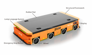 รถขนส่งแบบไร้ราง AGV ใช้แบตเตอรี่ควบคุมระยะไกลสำหรับโรงงาน  รับน้ำหนัก 5 ตัน 10 ตัน 20 ตัน 30 ตัน พร้อมราคา - Product Image 6