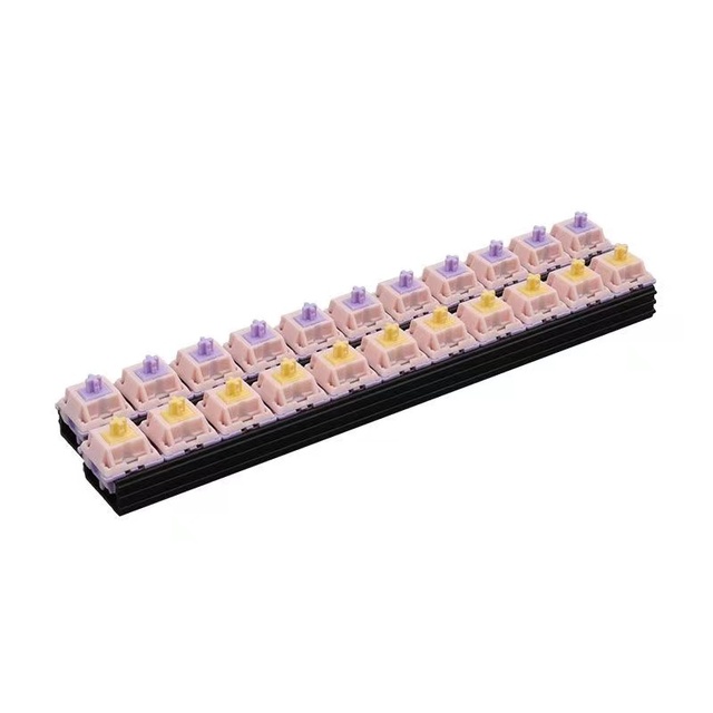MMD Princess Switch Linear Tactile 38/45/53/48/60g HIFI Sound Mechanical Keyboard Switches POM PTFE Material Custom Switches