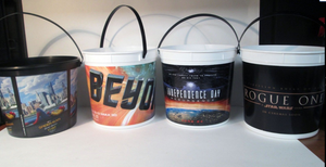 Tazón de palomitas de maíz Contenedor de plástico Cubo de cine 2.5l Embalaje de plástico Cubo de palomitas de maíz personalizado - Product Image 5