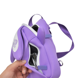 Unisex Neoprene Chest Shoulder <strong>Bag</strong> for Kids Cute <strong>Animal</strong> Print <strong>Design</strong> With Rabbit Ear Fashionable Style for Children - Product Image 6