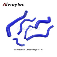 Kit de tuyau de turbo en silicone pour moteur automobile pour Mitsubishi Lance Virage 97-00 MT nouveau tuyau de refroidissement tuyau de rayonnement collecteur d'admission