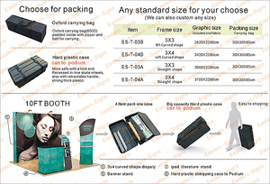 Mur d'arrière-plan réutilisable pour stand d'exposition, stand de salon professionnel, présentoir pop-up avec support de logo - Eastern Signs - Product Image 6