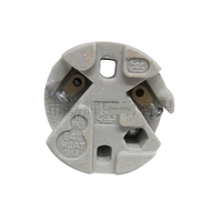 Base de lampe en céramique résistante à la chaleur à prix compétitif, accessoires de remplacement d'éclairage avec douille à vis E27 E40