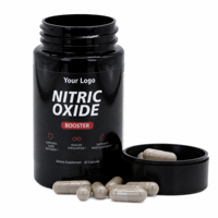 Booster d'oxyde nitrique 500 mg avec L-Arginine pour le soutien de la santé vasculaire, prix d'usine, échantillon gratuit, ODM