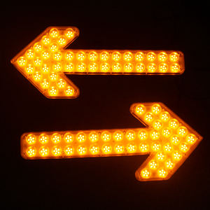 100 vatios ámbar 240 LED de Seguridad de Tráfico faro para riego camión de basura camión de seguridad vial flecha signo de luz - Product Image 5