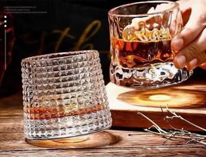 Copa de Vino Giratoria Francesa Westgreen, Copas de Whisky que No se Caen, Copa Superior para Whisky XO Chivas Rock, Vaso para Postres de Restaurante - Product Image 1
