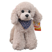 Peluche chien caniche Weika Beibei, jouet en peluche pour animaux de compagnie, cadeau d'anniversaire, oreiller en coton PP