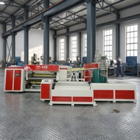 Máquina para Fabricar Film de PVC de Grado Alimenticio, Extrusora de Triple Tornillo para Motor AC, Alta Productividad, Totalmente Automática