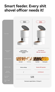 Message vocal d'alimentation chronométrée contrôlée par l'<span class=keywords><strong>application</strong></span> 3L fournitures pour animaux de compagnie en ABS <span class=keywords><strong>gratuit</strong></span> avec chargeur de caméra anti-bourrage pour une utilisation en intérieur - Product Image 2