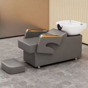 Prix de gros, couleur personnalisée, fauteuil de lavage moderne pour salon de coiffure, mobilier de salon de coiffure en cuir synthétique, utilisation en salon de barbier - Product Image 5