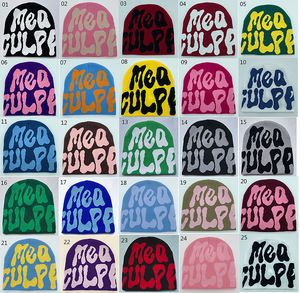 للبيع بالجملة قبعة شتوية محبوكة مخصصة للنساء قبعة جمجمة قبعة صغيرة دافئة بنمط مطبوع للسفر والصيد والأنشطة الخارجية - Product Image 2